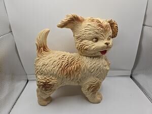 Vintage 1960’s Edward Mobley Dog Toy Sleepy Eyes And Squeaker Classic Nostalgic
